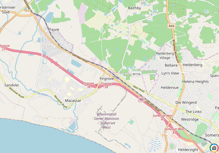Map location of Firgrove